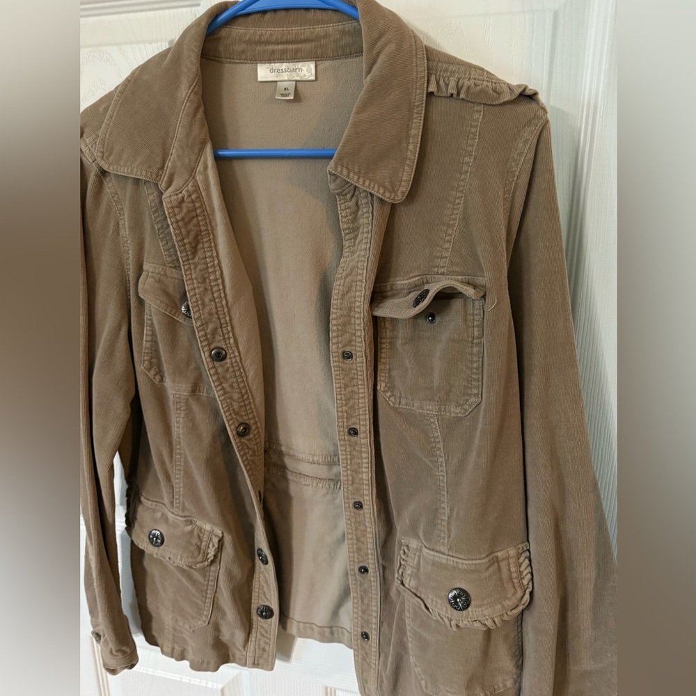 Dress Barn Tan Coat XL
